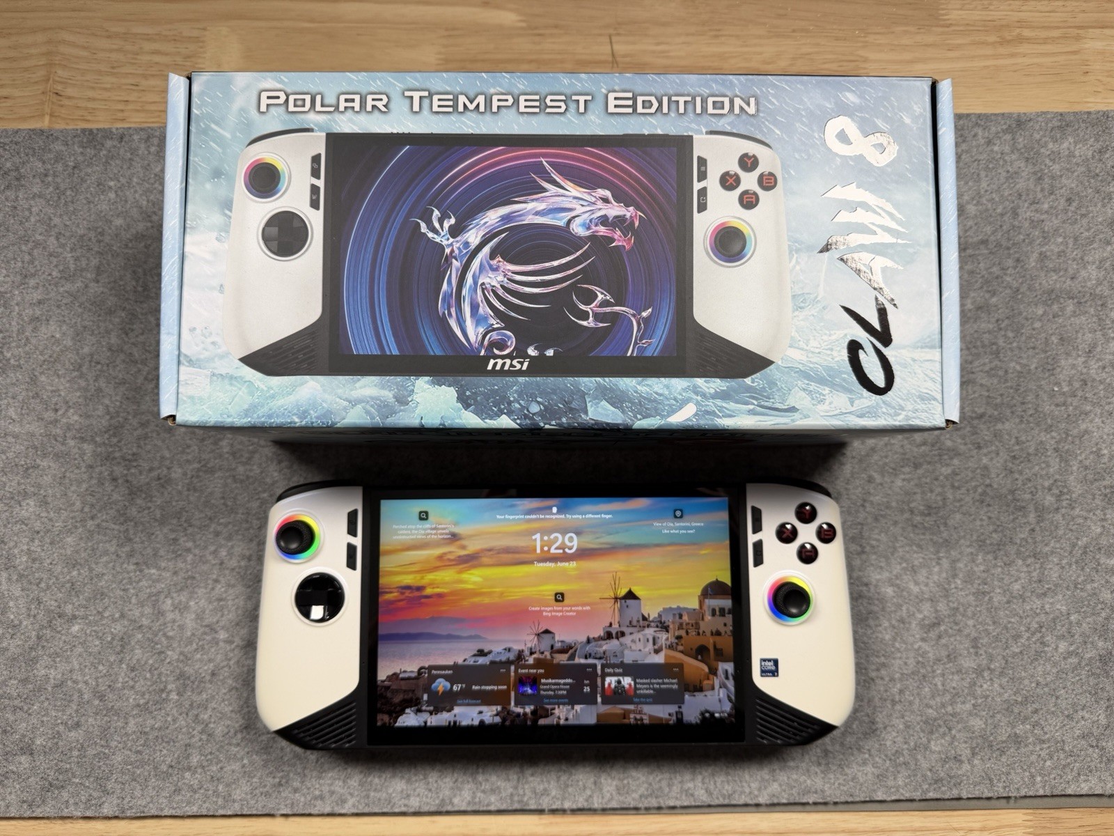 MSI Claw 8 AI+ A2VM Polar Tempest Edition Handheld Gaming System 32GB – 1 TB SSD
