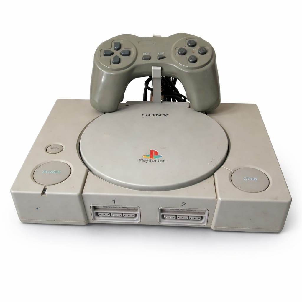 PlayStation 1 Display Stand Holder for PS1 – 3D Printed (Console NOT Included)