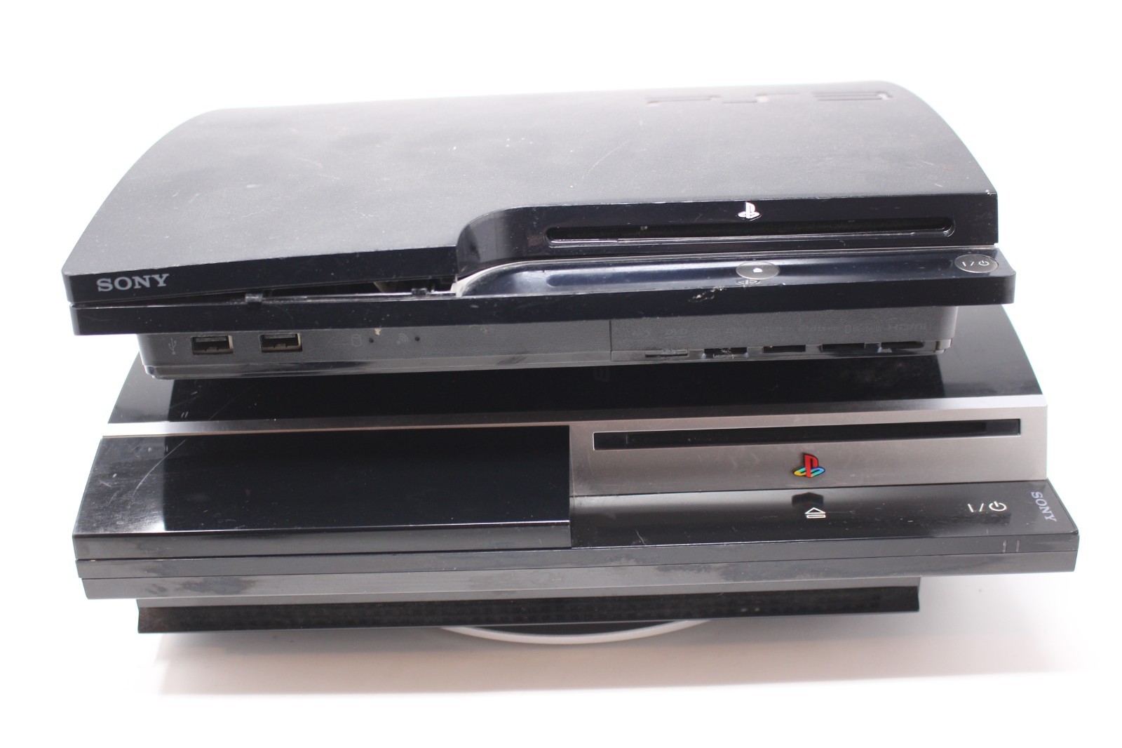 Sony PlayStation 3 PS3 Console Lot Slim CECH-2001A and Fat CECHH01 Parts Repair
