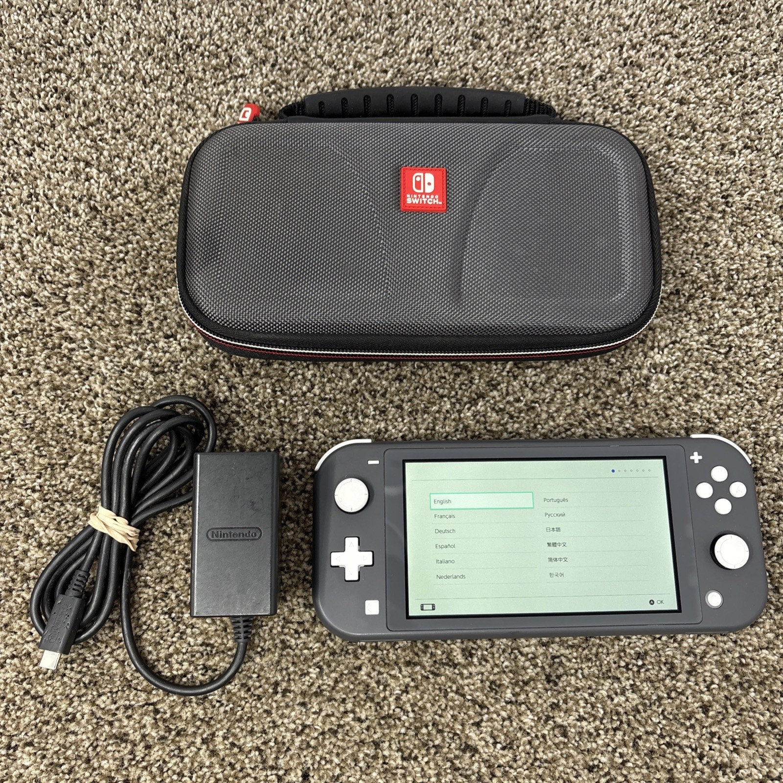 Nintendo Switch Lite Gray 32GB Handheld Console HDH-001 – Tested Works