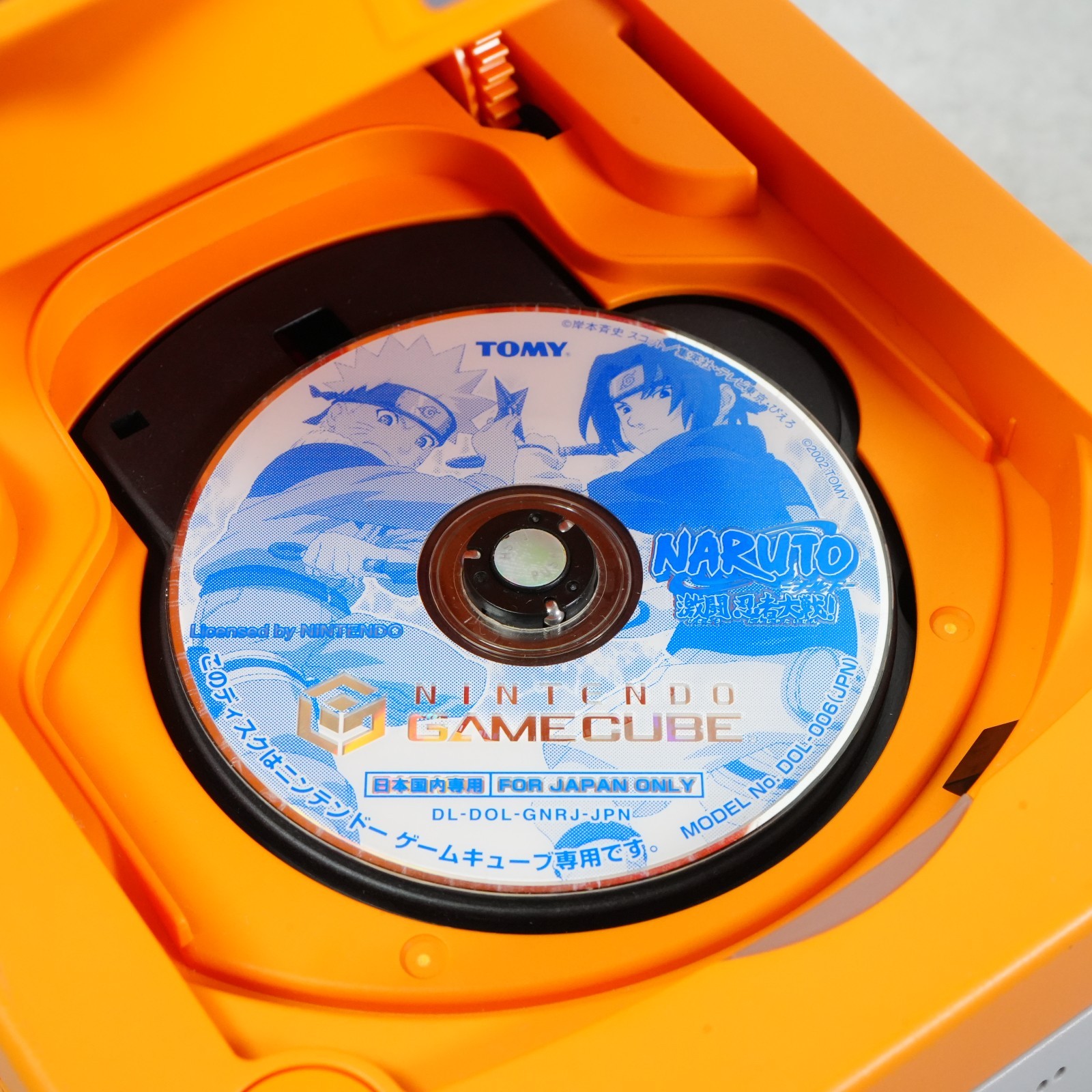 Nintendo GameCube Orange DOL-101 Console Only NTSC U-C/J Region Switch Mod
