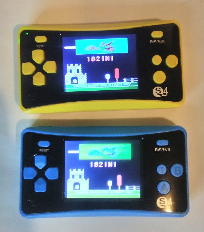 (2)Higokids Portable Handheld Retro Games 2.5 LCD Screen With AV TV Output