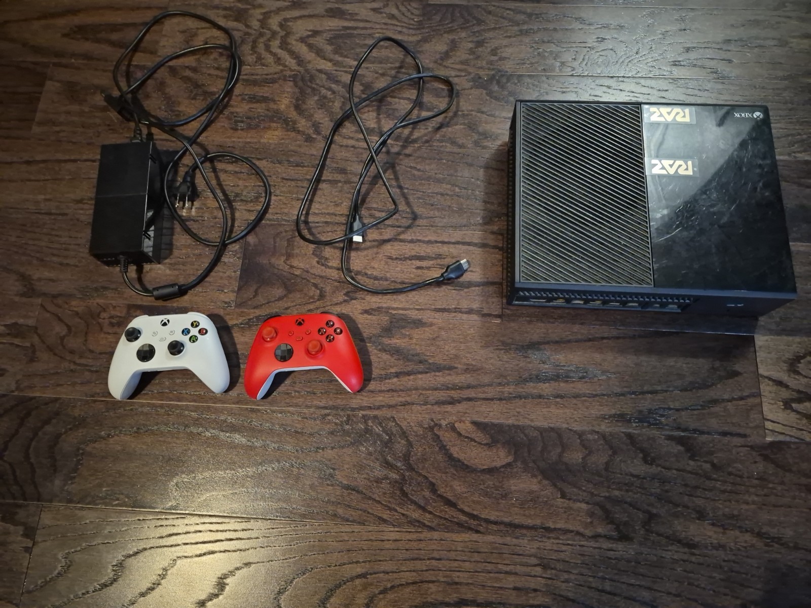 Microsoft Xbox One 500GB Console with Two Controllers, Power Cable, & HDMI Cords