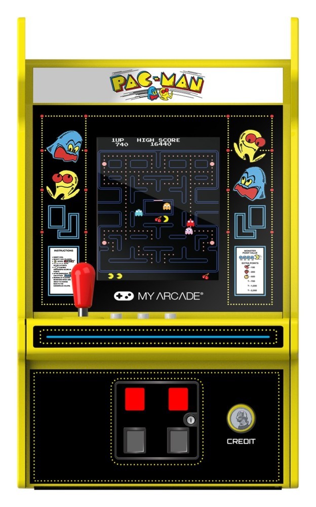 My Arcade Console Pocket Dgunl Retro Games Pac Man Micro Player Pro