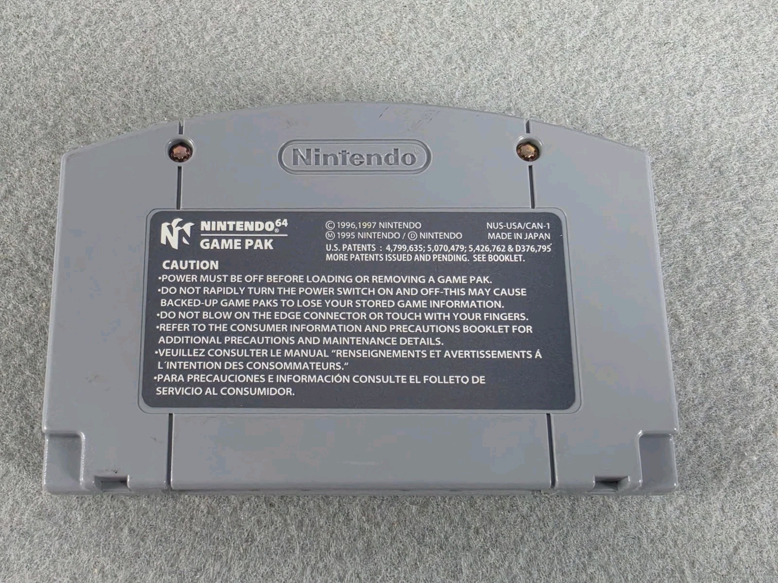 Nintendo 64 N64 Console OEM Controller NBA Courtside RF Adapter Tested Bundle