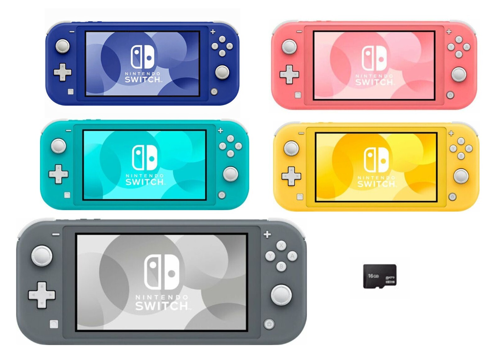 NEW Nintendo Switch Lite 32GB +16GB SD Card + ✈️ FREE 2-DAY Shipping