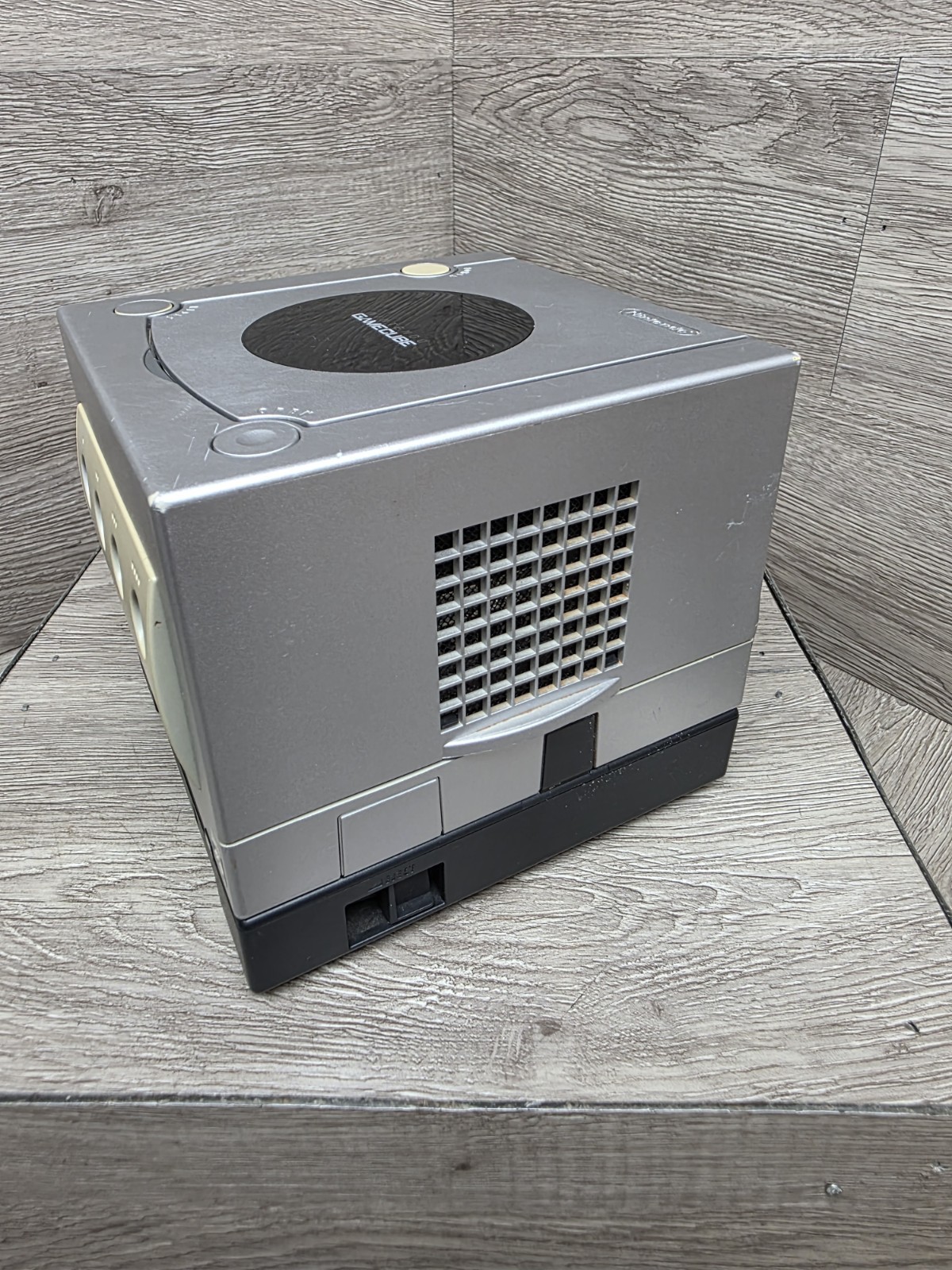 Nintendo GameCube Silver Bundle w/ Gameboy Player No Disc Console Tested Read!!