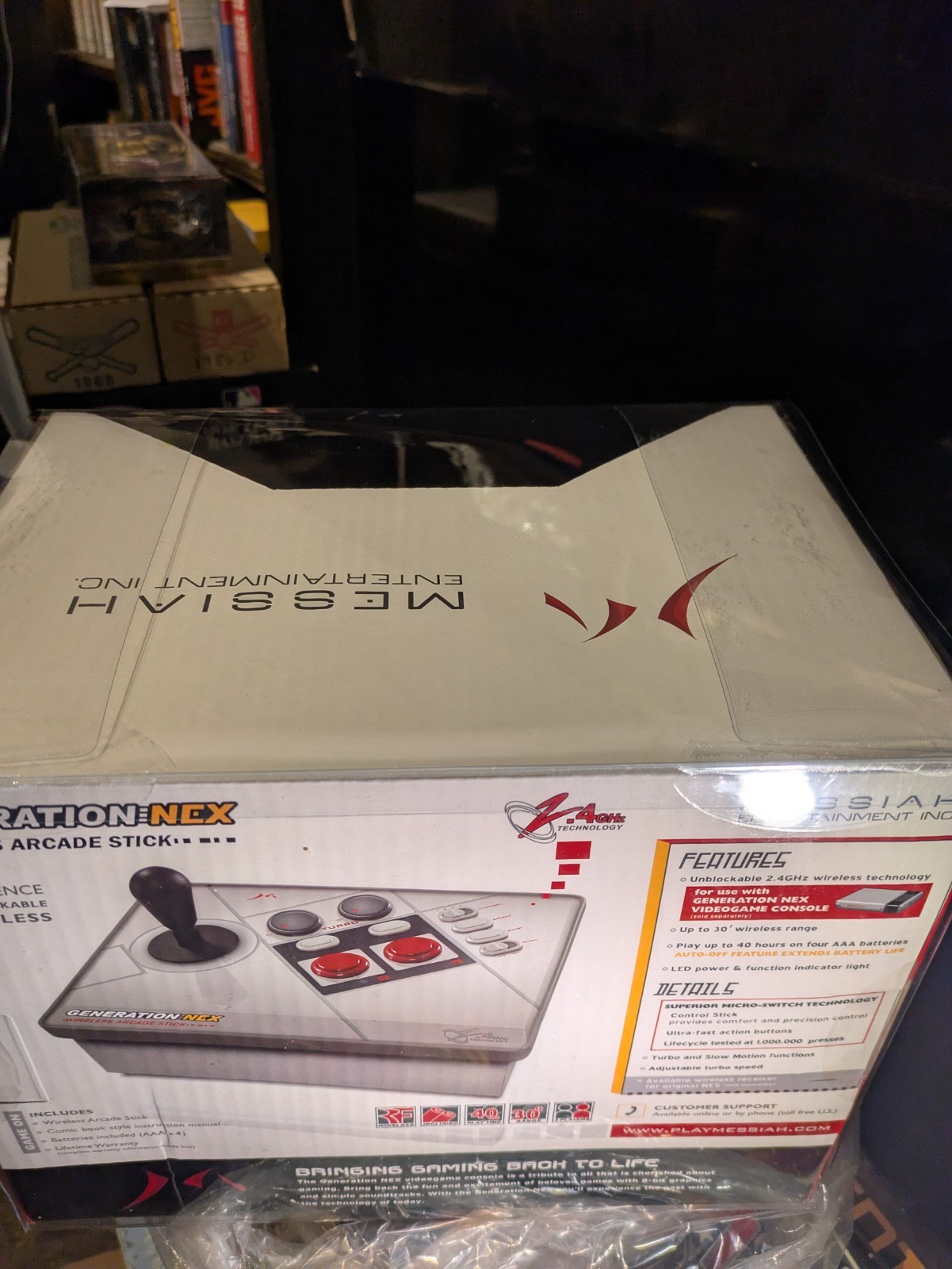 Messiah Generation NEX Wireless Arcade Stick – RARE – NEW NEVER OPENED