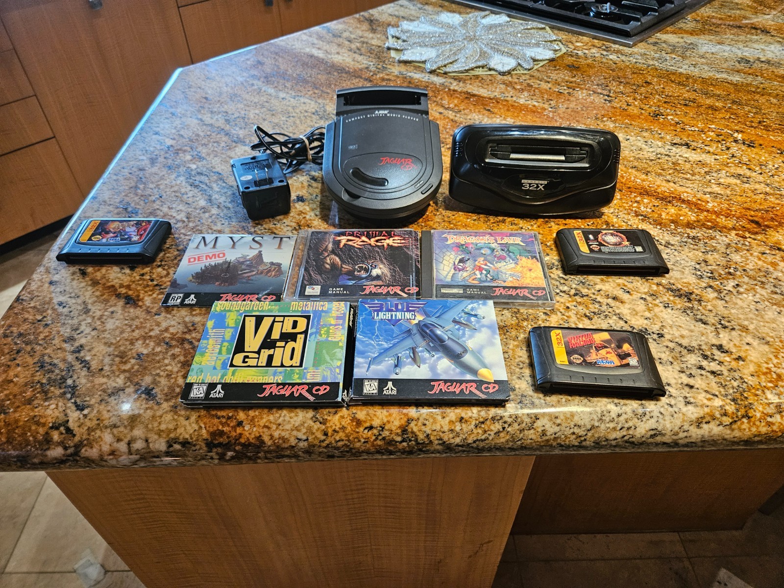 Atari Jaguar CD Primal Rage TurboExpress Sega 32x Tempo Nba Jam Virtua Racing