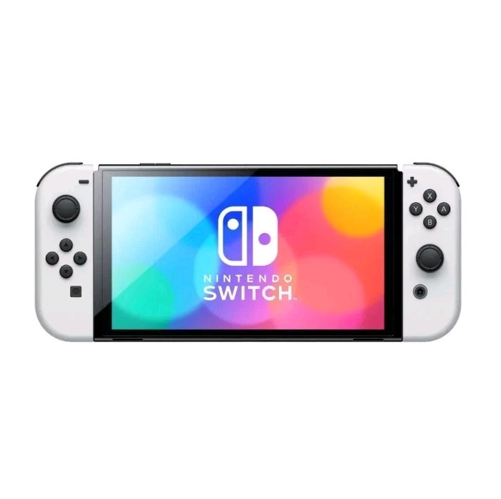 New Nintendo Switch OLED Console Gaming System +Accessories Black/White Bundle