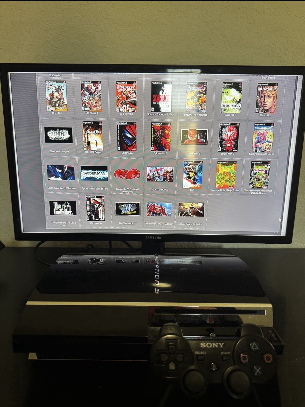 PlayStation 3 PS3 E01 Backward Compatible | Matching Serial # | 1TB SSD| CIB