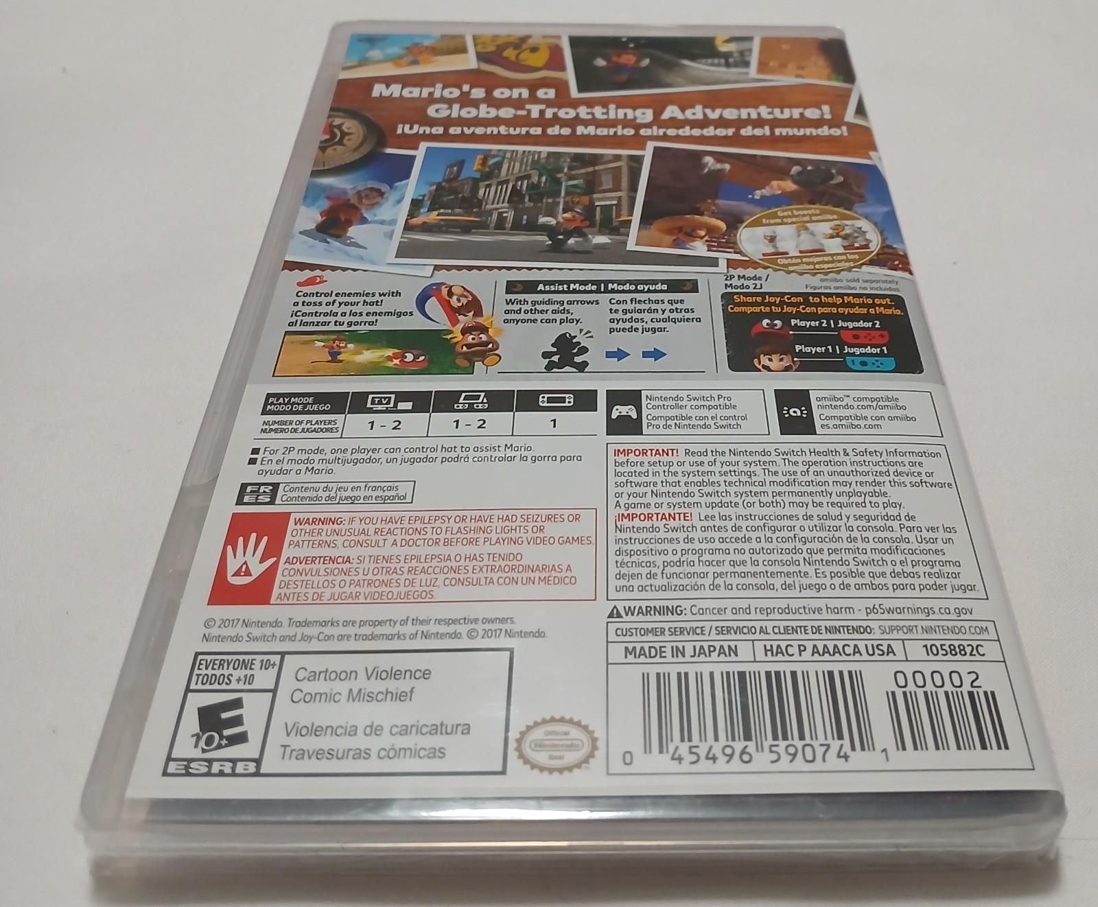 Nintendo Switch Super Mario Odyssey Edition (with Red Joy-Cons) 32GB Red Console