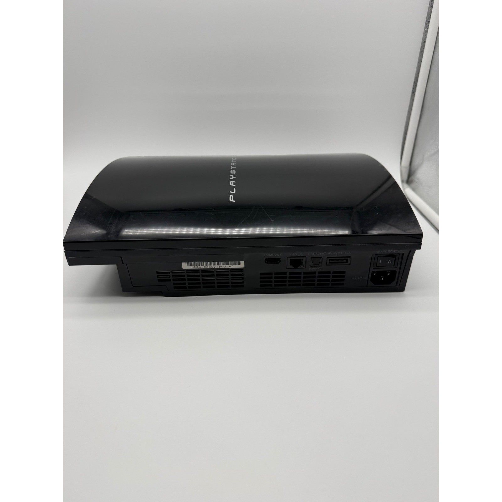 Sony PlayStation 3 PS3 CECHE01 80GB Backward Compatible Console Black Tested