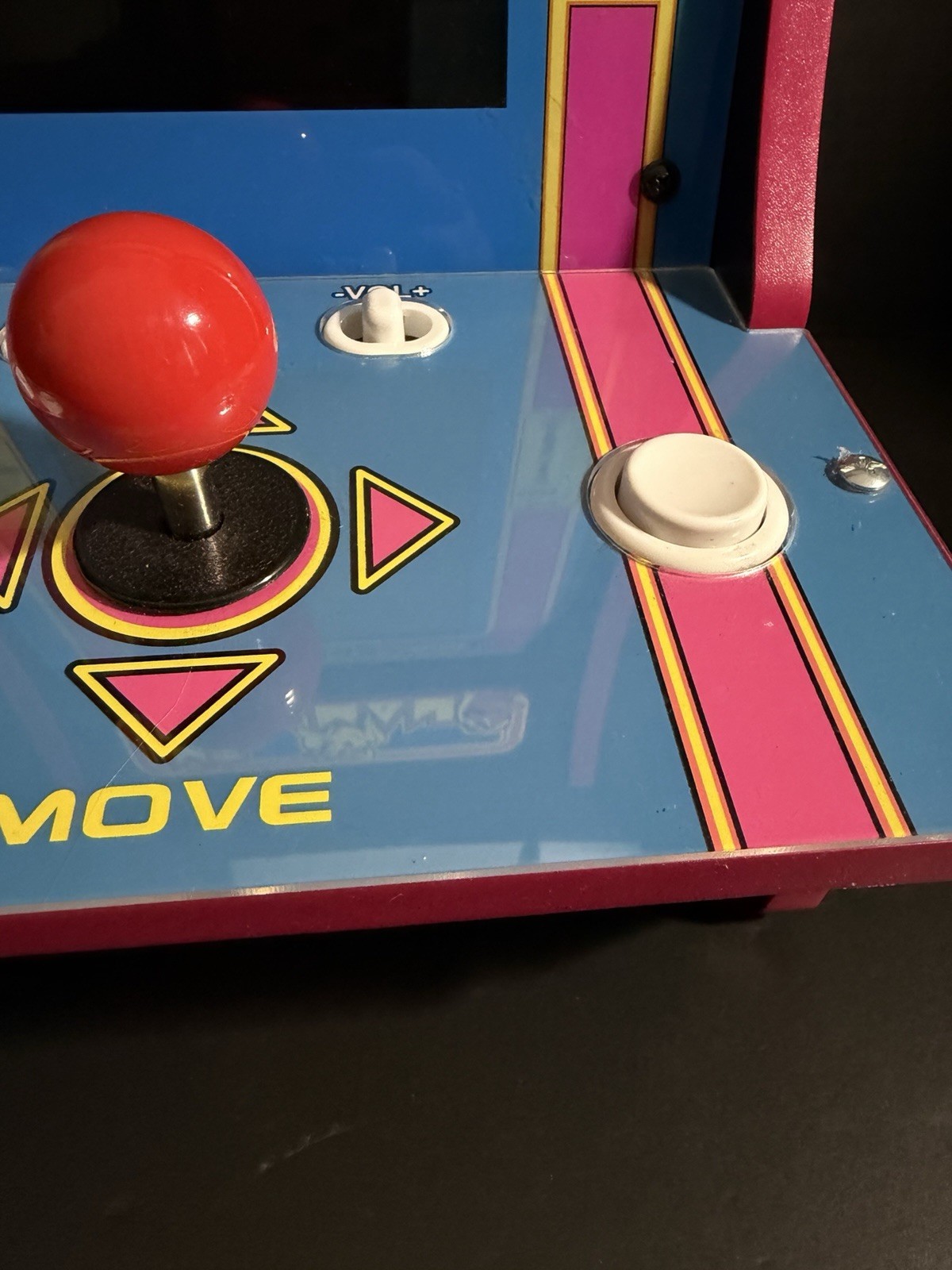Arcade1Up Ms. Pacman/Super Pac-Man Countercade 8296 Arcade ~ Tested And Working