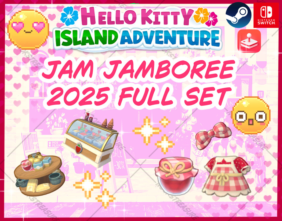Hello Kitty Island Adventure Jam Jamboree Full Set (2025)