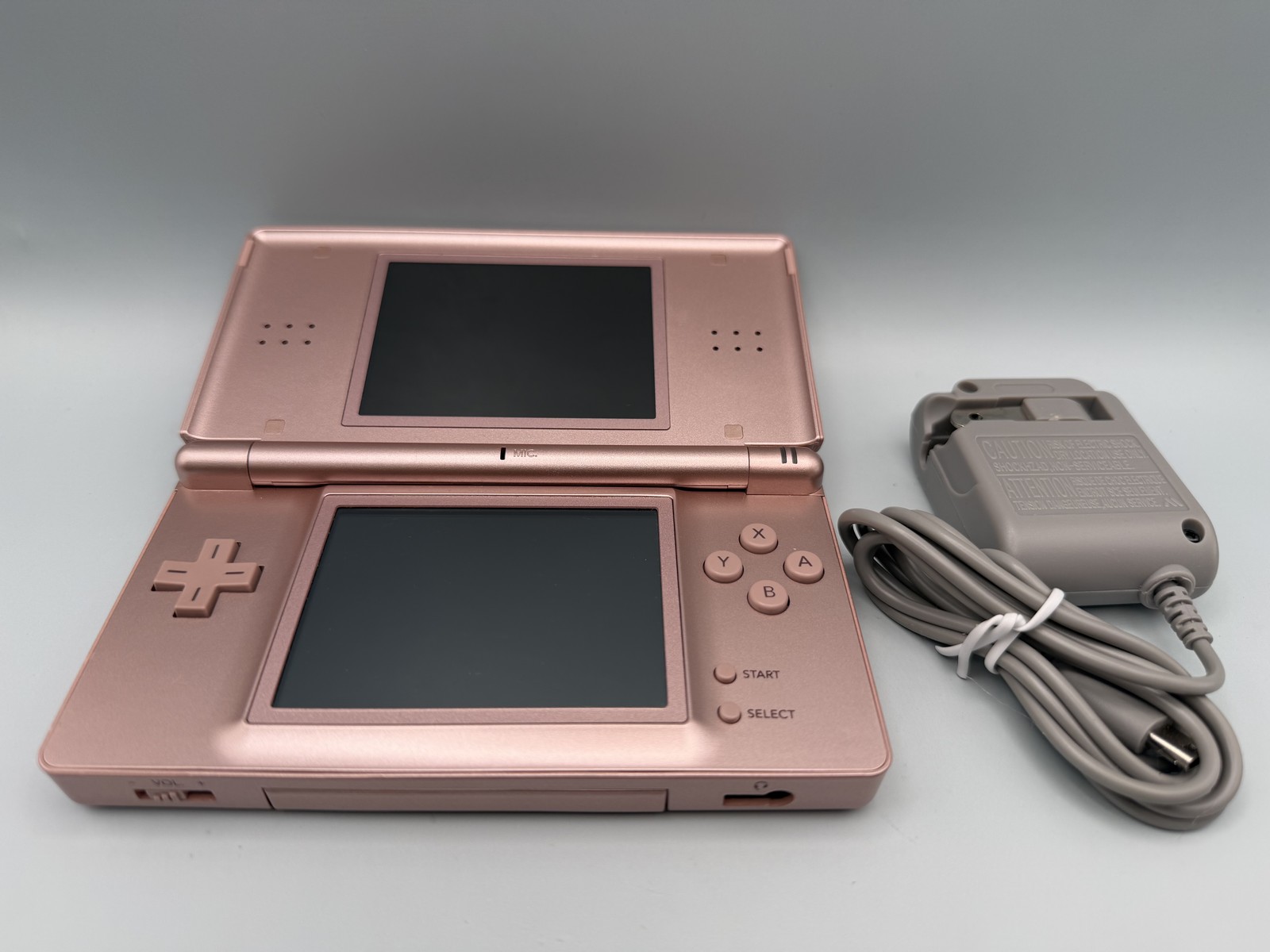 Nintendo DS Lite Metallic Rose – Tested and Working + Dead Pixel Lines