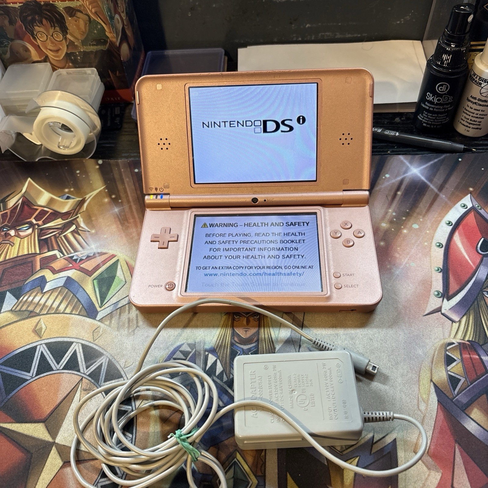 Nintendo DSi XL Metallic Rose Pink Handheld Console Tested