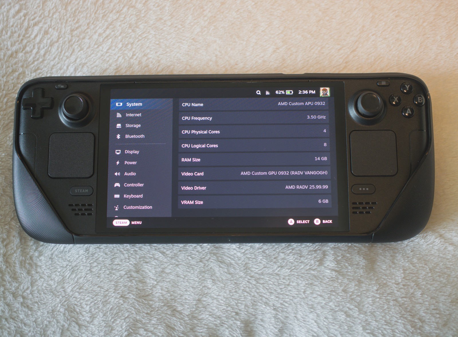 Valve Steam Deck OLED 512GB w/Case, Charger, and Skin