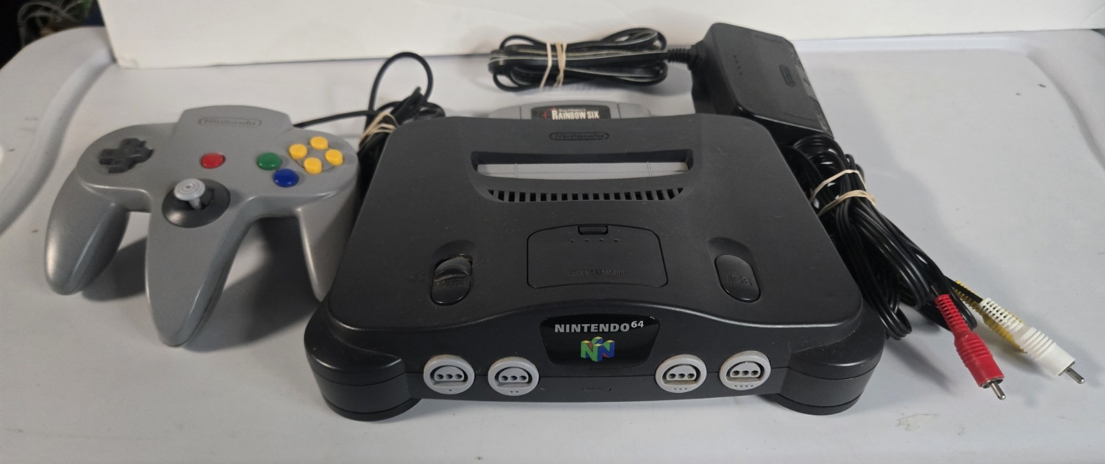 Nintendo 64 System 32MB Home Console With Controller And 1 Game Tested
