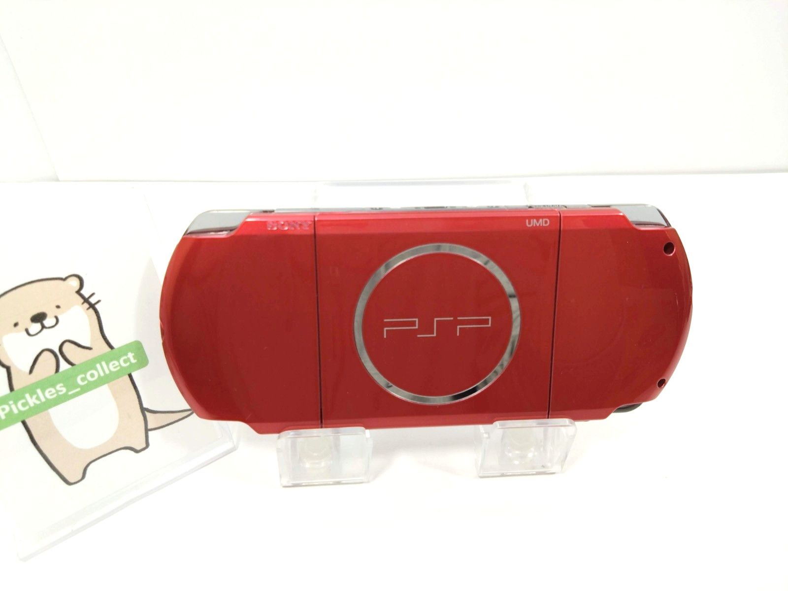 PSP 3000 Radiant Red Console only No Batery Tested Region Free Sony 0427B