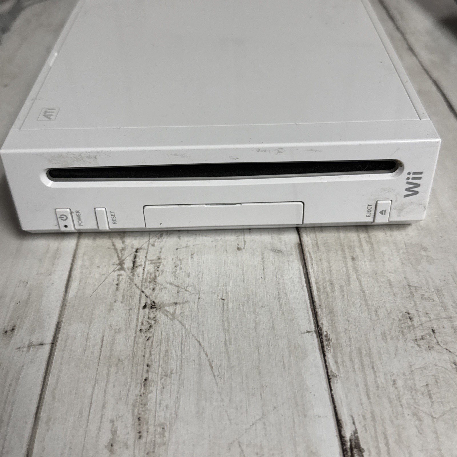 Nintendo Wii Console Bundle Tested 4 Controllers Box Games Nunchucks Adapters+