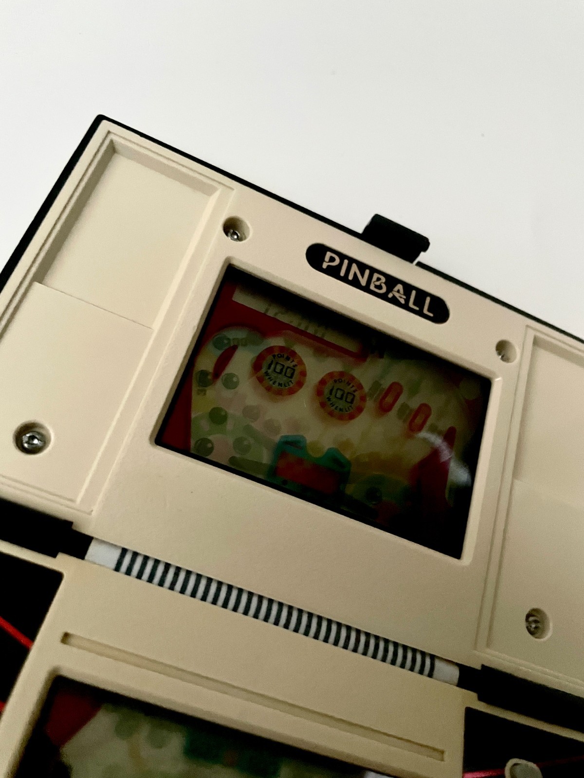 Nintendo Game & Watch PINBALL PB-59 Multi Screen Handheld Tested JPN VG W/Video