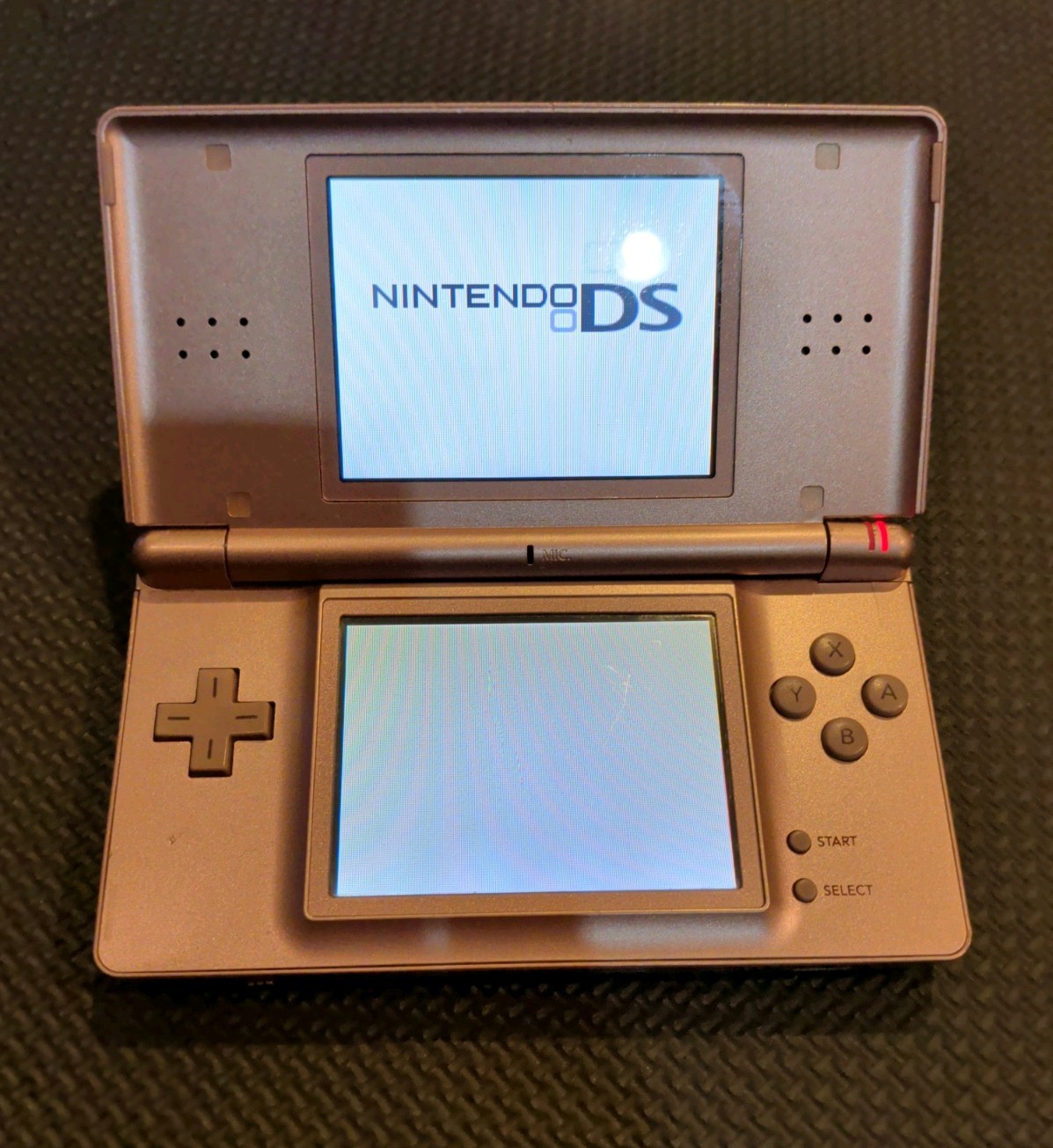 Nintendo DS Lite Metallic Pink Rose Console ONLY; Tested & Works.