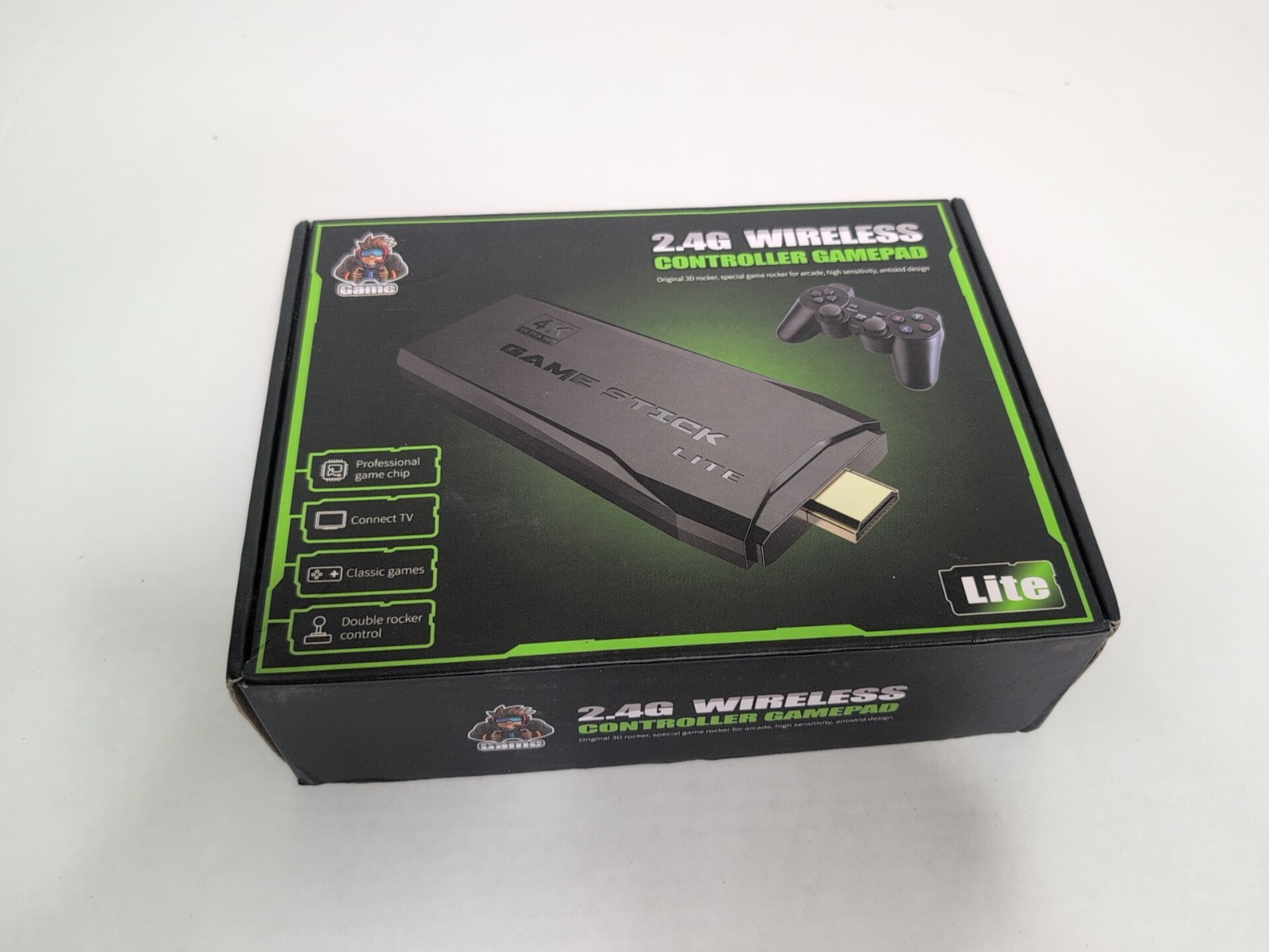 2.4G Wireless Controller Gamepad Lite – 4K Ultra HD Game Stick Original Box