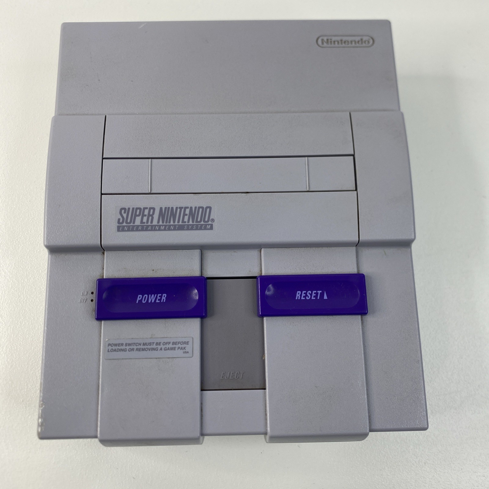 Super Nintendo Console SNES SNS-001 Complete w/2 Controllers Tested