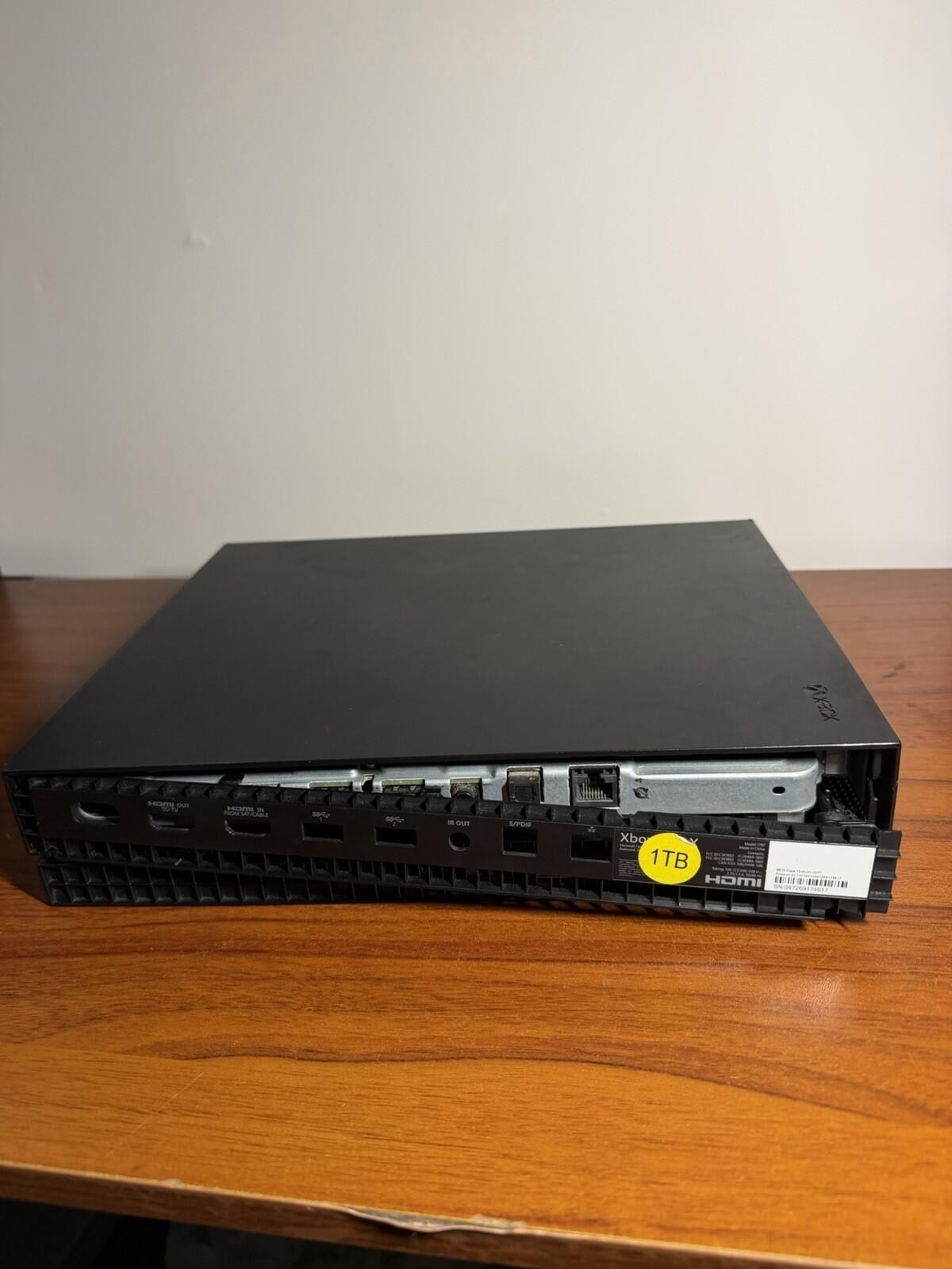 Microsoft Xbox One X 1TB Console Gaming System Black 1787 Read Desc