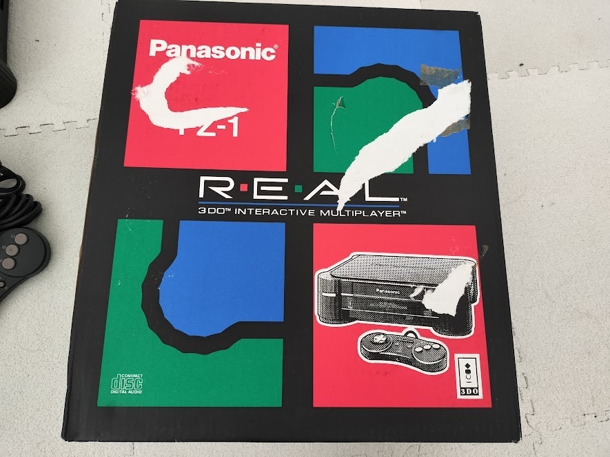 JUNK Panasonic 3DO REAL FZ-1 Console system Used w/controller Japan Junk