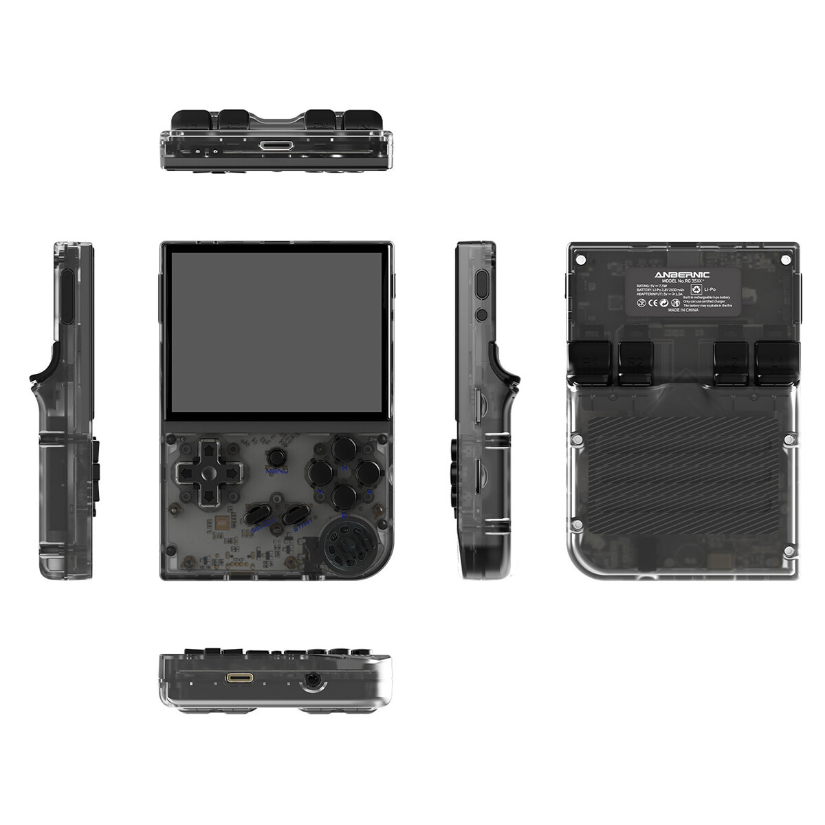Updated 3.5’Video Game Handheld Game Console Linux System H700 Quad-core ARM US