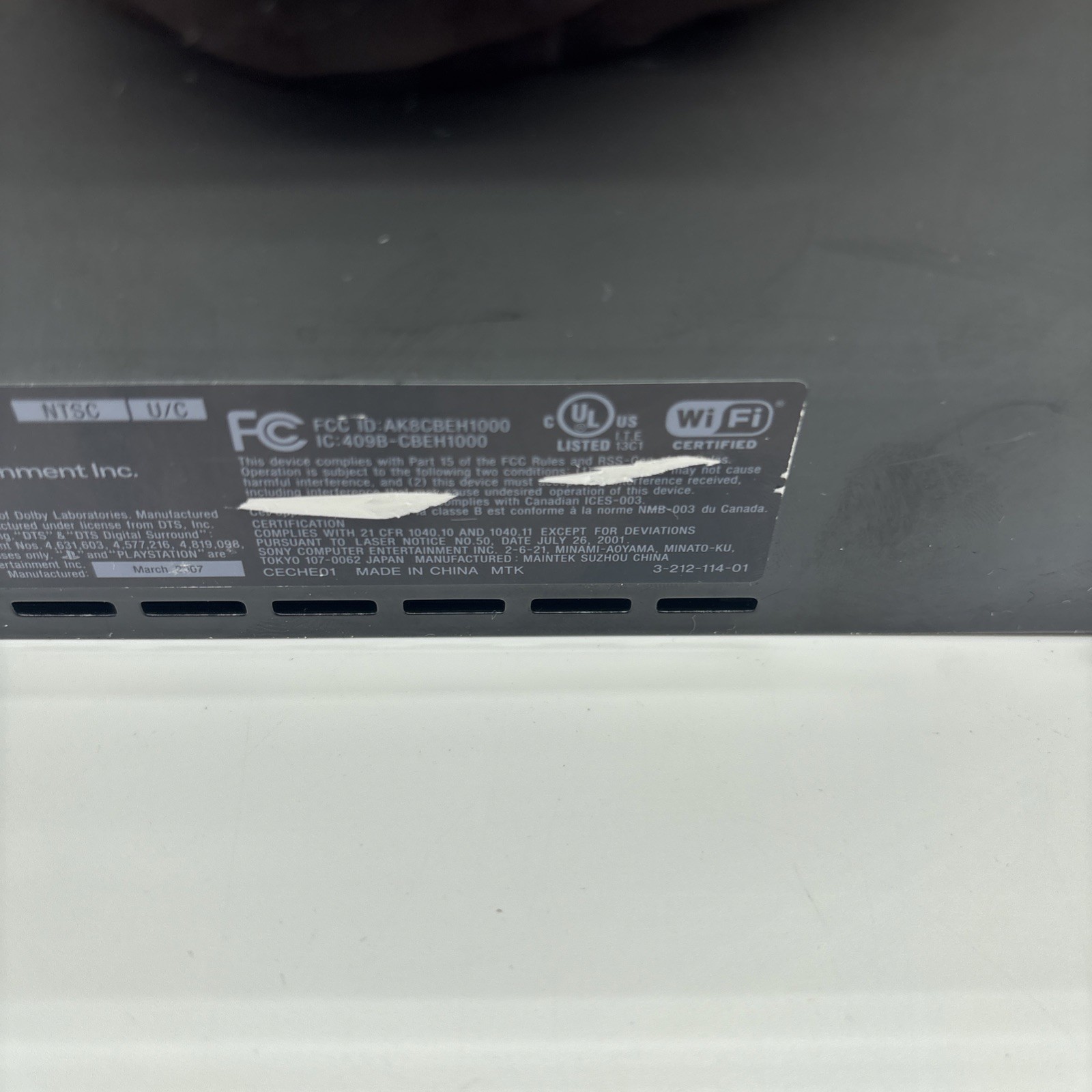 Sony PlayStation 3 FAT PS3 CECHE01 Console Backwards Compatible RECONDITIONED