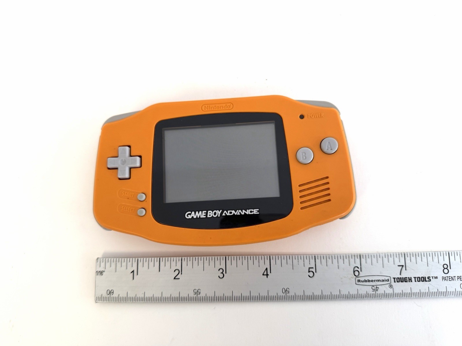 Spice Orange Retro Nintendo Game Boy Advance AGB-001 Made in Japan CLEAN / WORKS