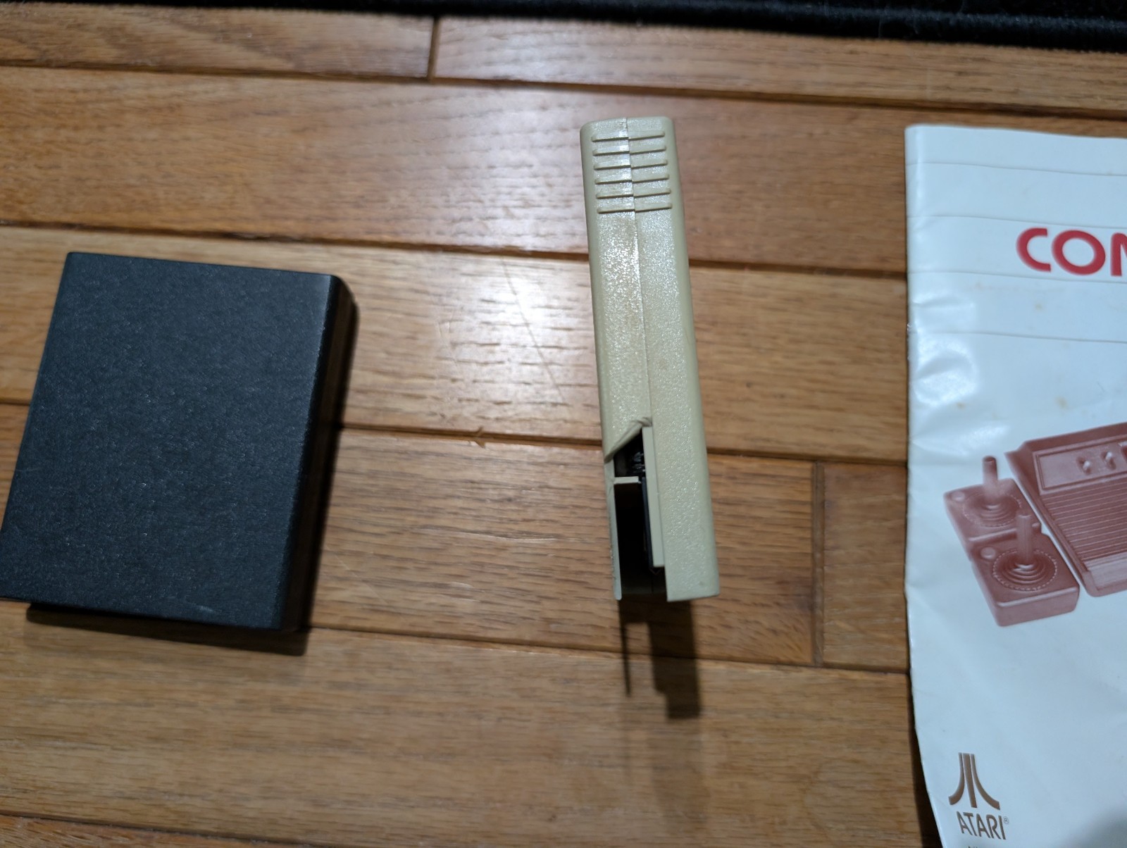Atari CX2600A Console, two sticks, two paddles, and two games. Tested & Working!