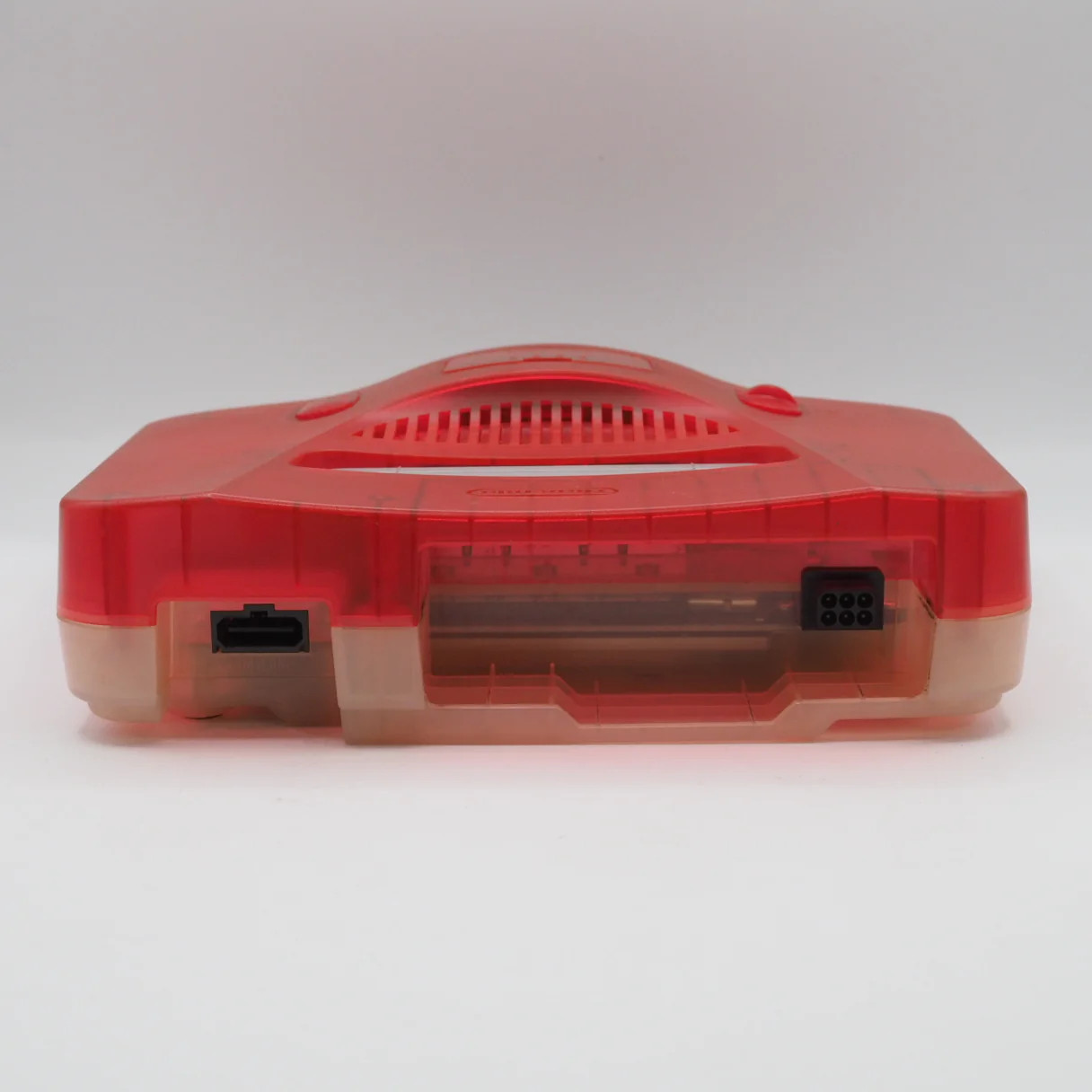 Nintendo 64 Console System Clear Red NUS-001 Tested Working N64 NTSC-J NTSC-U/C