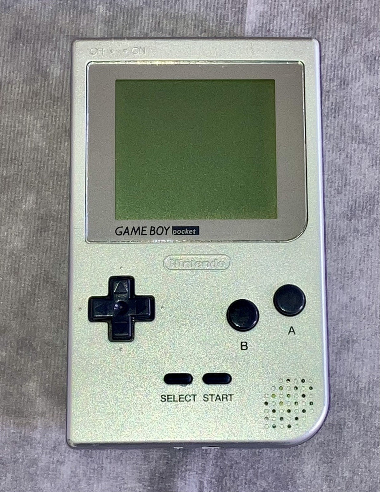 Nintendo Game Boy Pocket Silver Tested And Working Handheld Console MGB-001