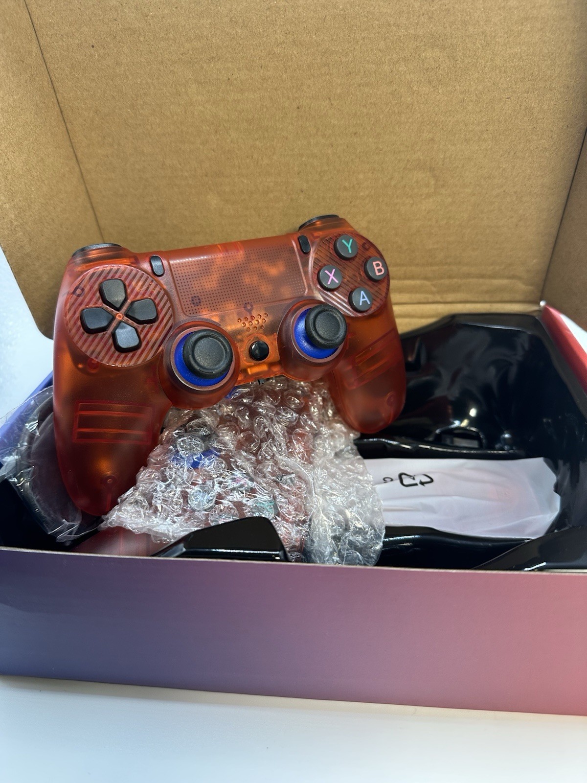GS5 mini Home Console, 2.4G Wireless, 53 Emulators, HDR, 4K, Orange/Black