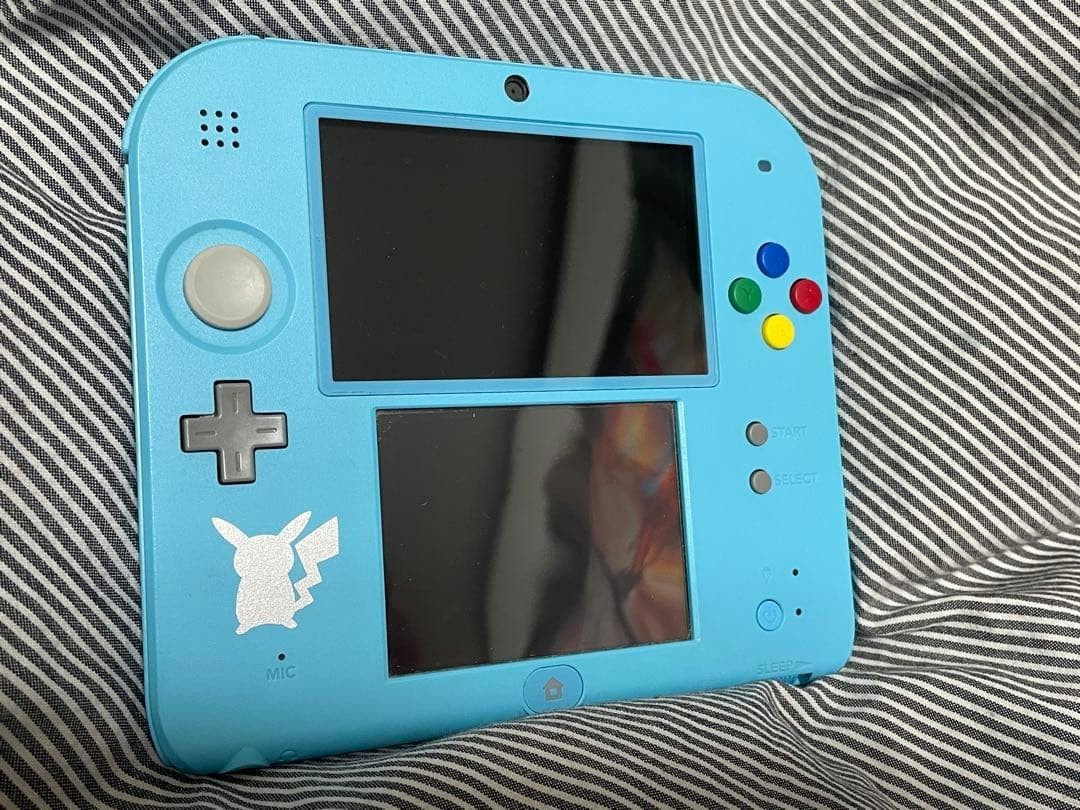 Excellent Nintendo 2DS Pokemon Sun Moon – Light Blue Tested Used