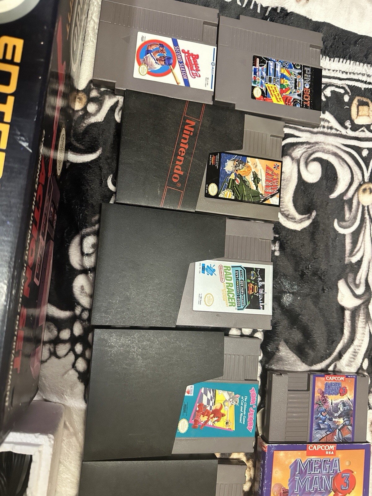 Nes Action Set CIB W/games