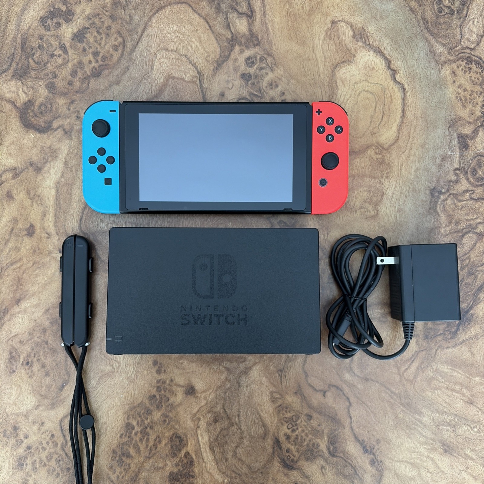 Nintendo Switch with Neon Blue and Neon Red Joy-Con (HAC-001-01)