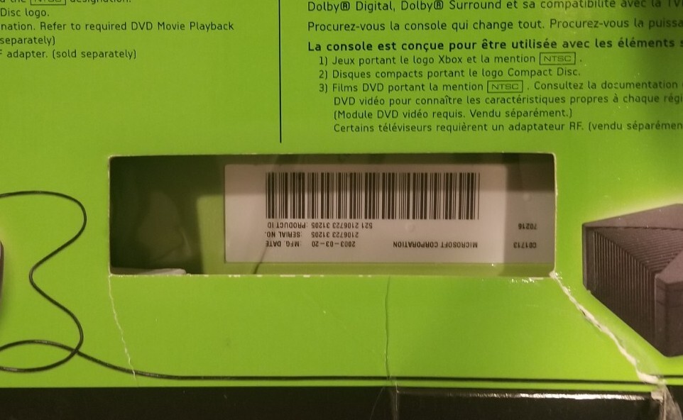 Microsoft Xbox Mountain Dew Edition Console – Brand New still Factory SEALED!!