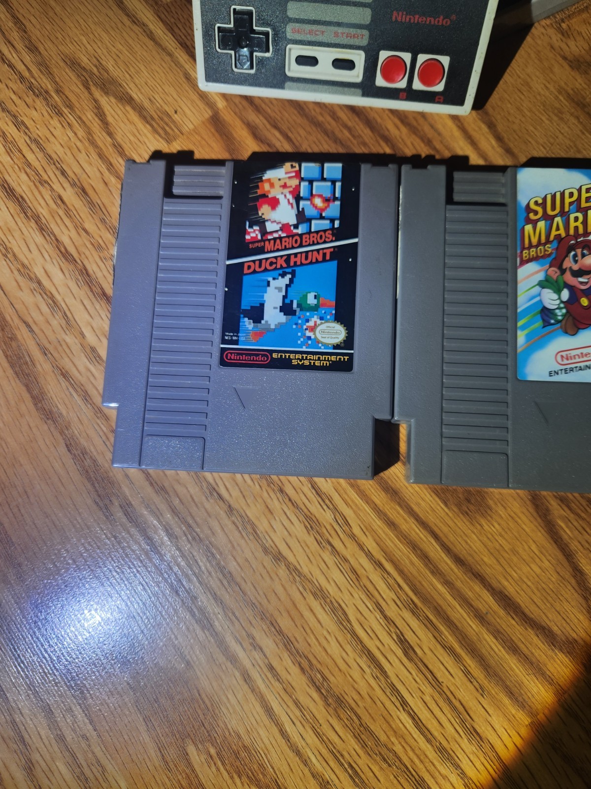 Super Mario 1 2 3 Nintendo Games w/ 2 Controllers & shooting gun(FREE 🚢)