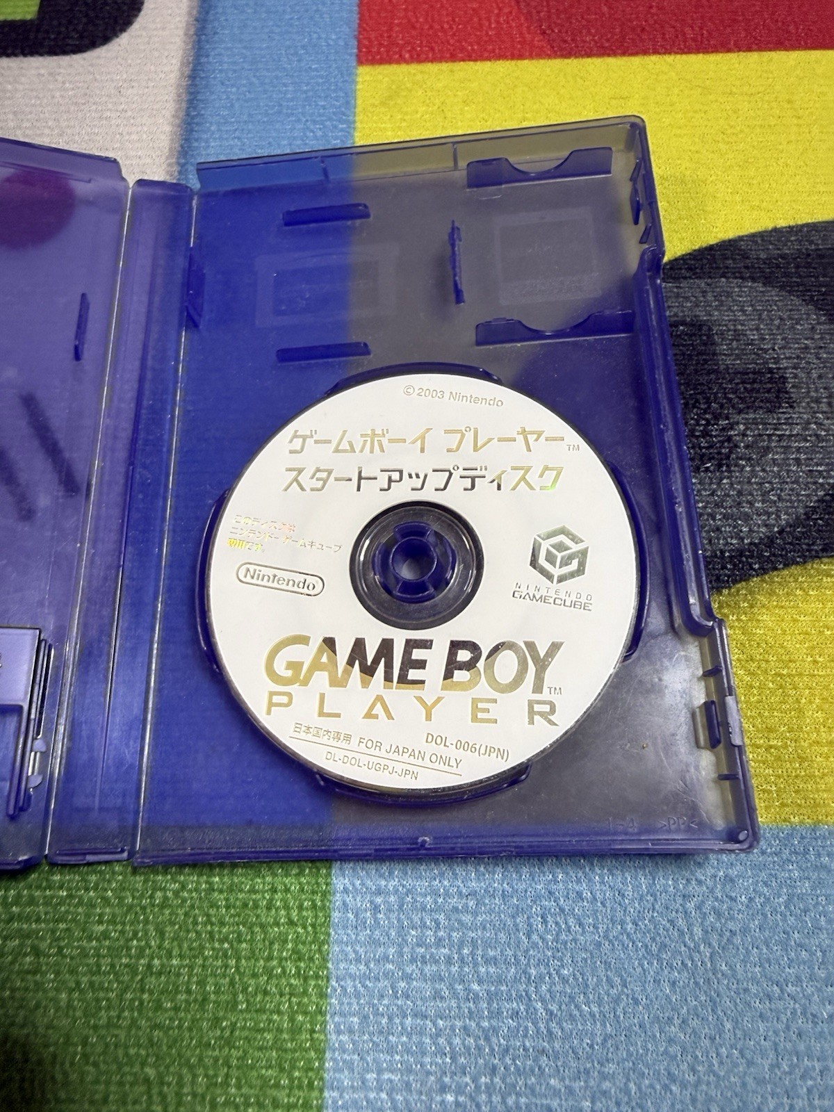 Z560 Nintendo GameCube Gameboy Player Silver DOL-017 JAPAN GC GB Working
