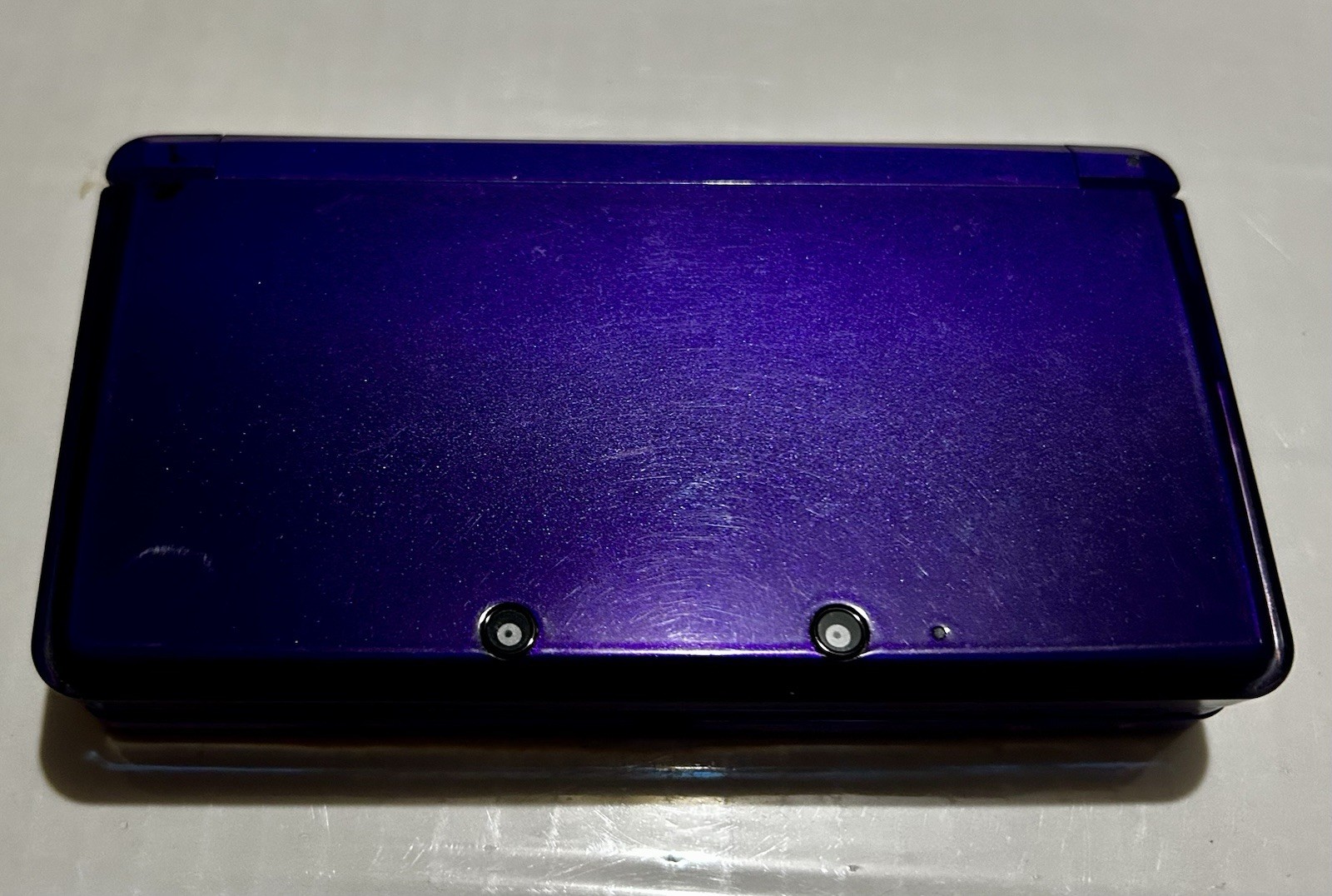 Nintendo 3DS w/ charger New battery Ctr-001 Purple