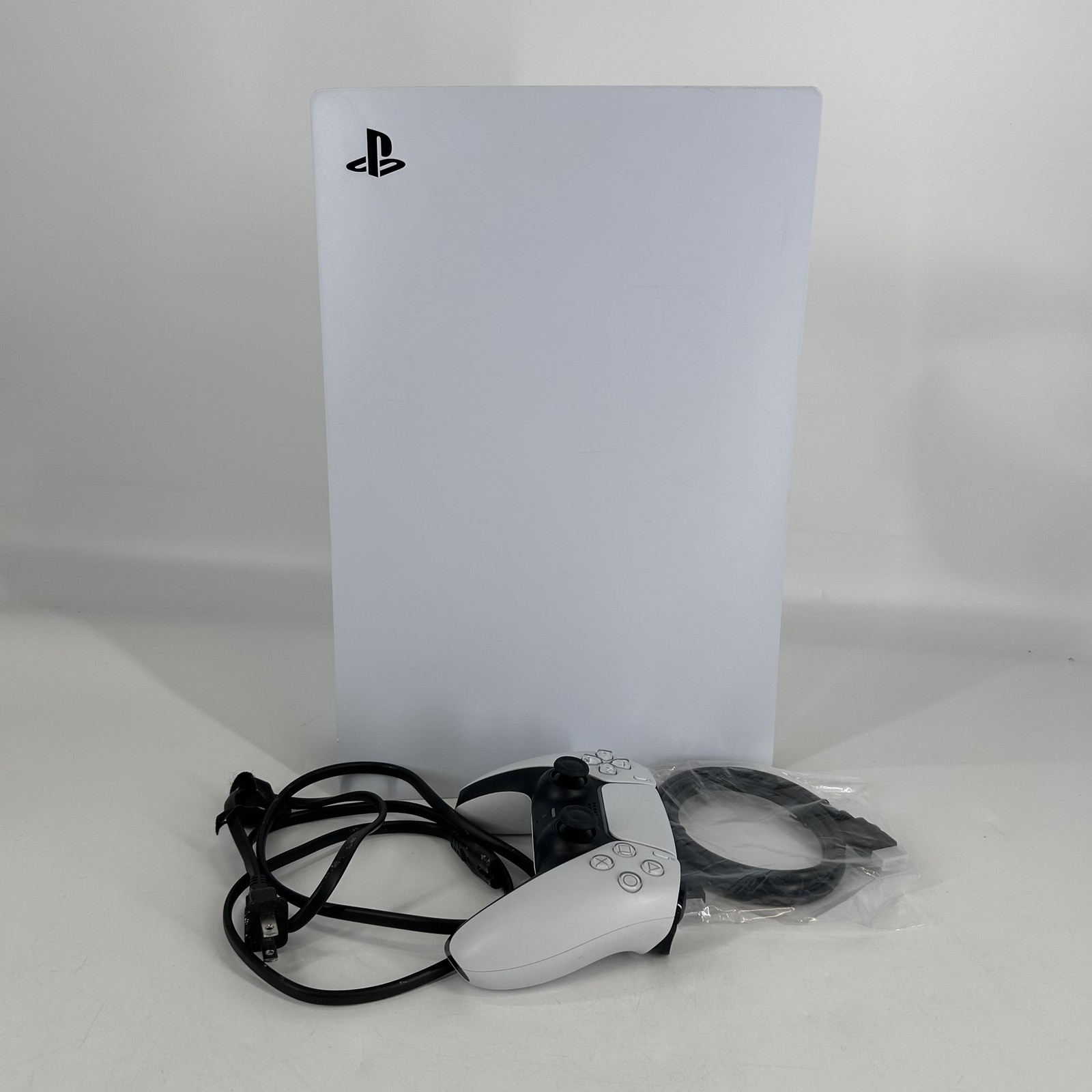 Sony PlayStation 5 Disc Edition Console White 825GB + 1TB w/ HDMI- Very Good
