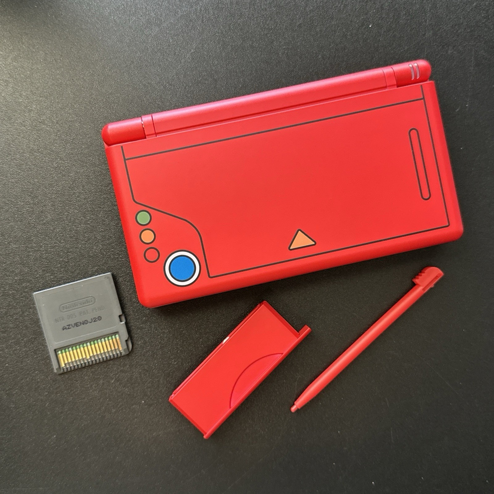 Game + USB C Update Pokemon Pokedex Red Nintendo DS Lite Console System Pokémon