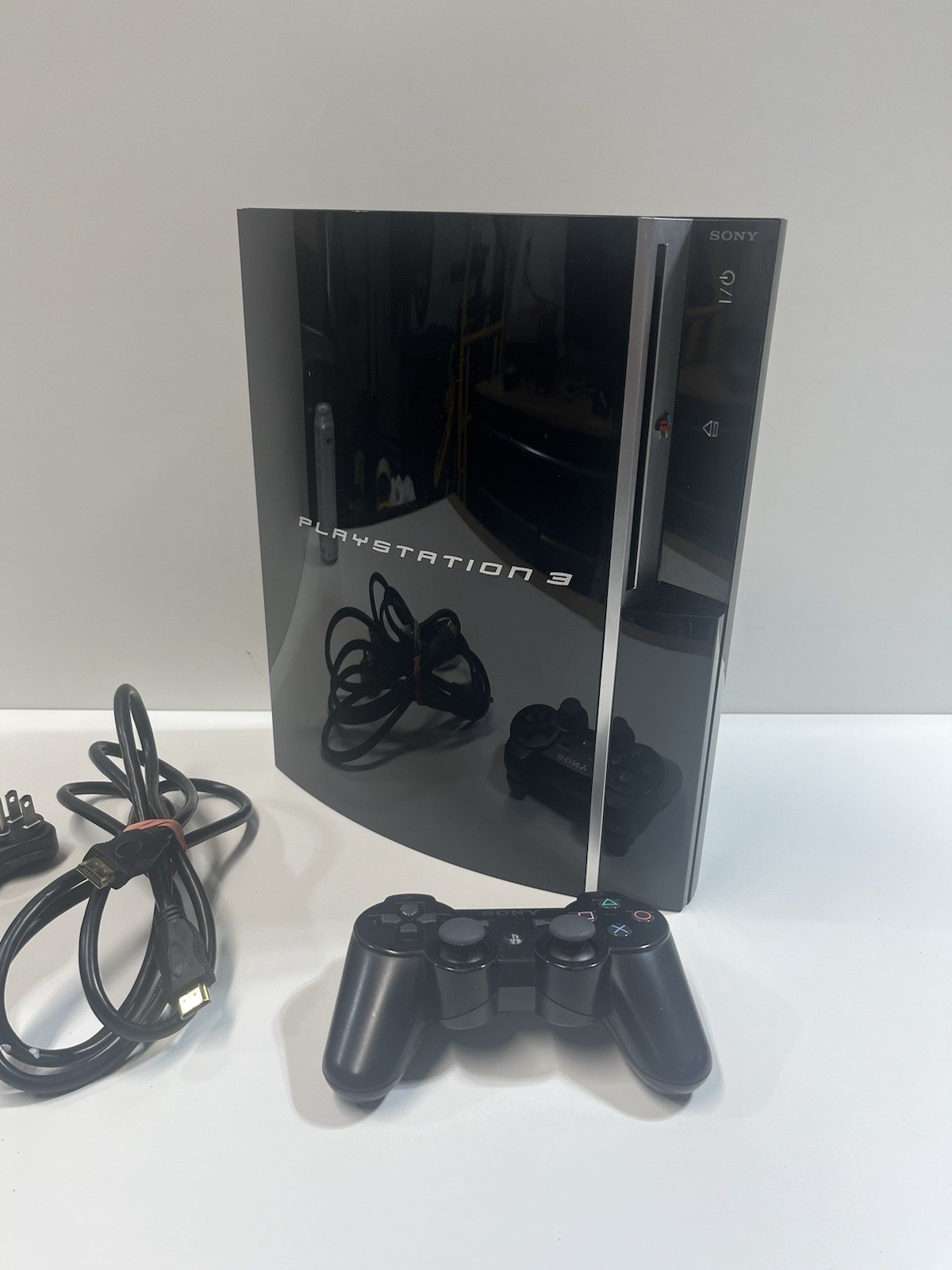 Sony PlayStation 3 Phat PS3 40GB Piano Black Console – CECHH01 Tested Complete