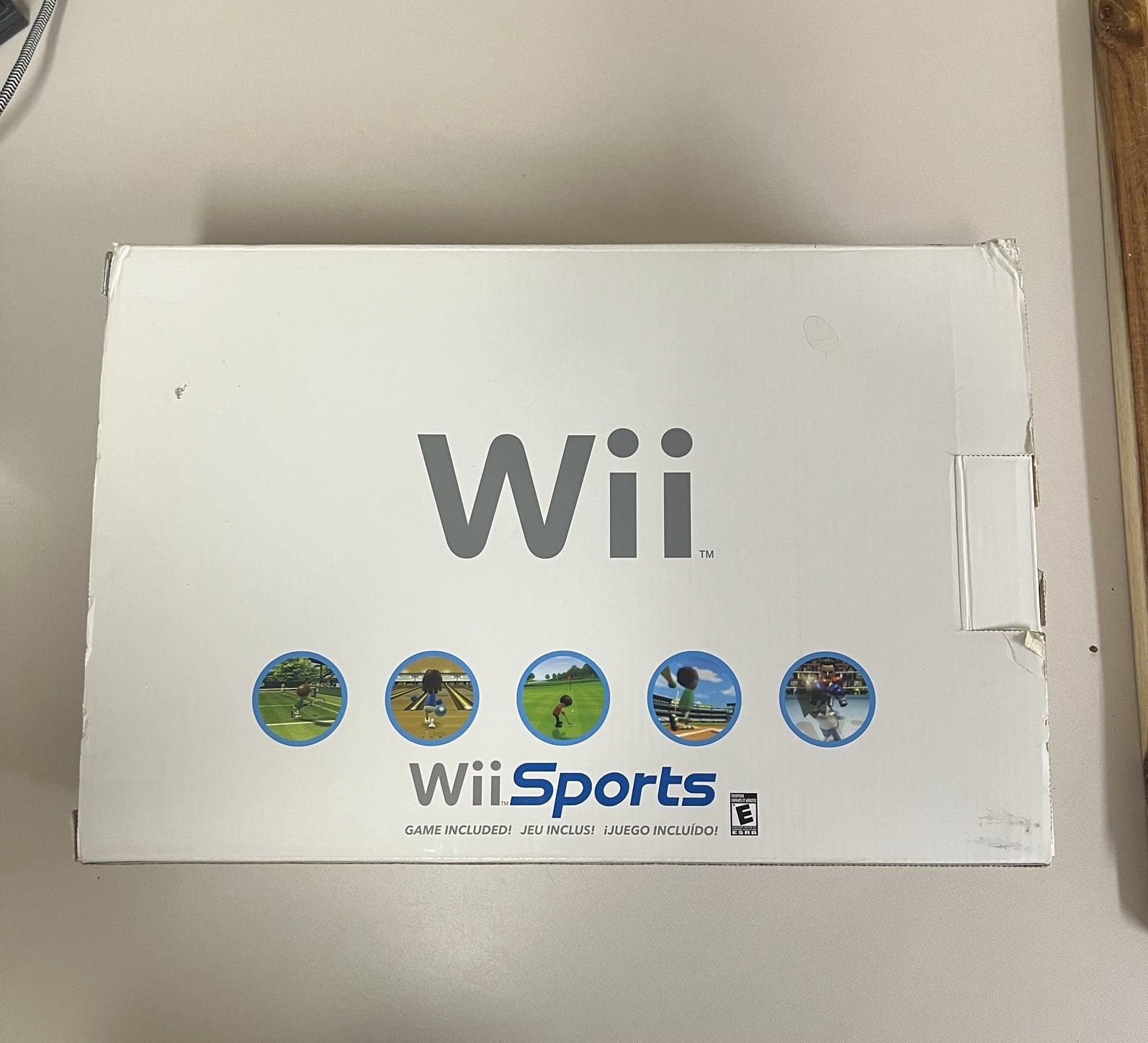 Nintendo Wii Console In Box, Working, no controllers sensor bar games or manuals