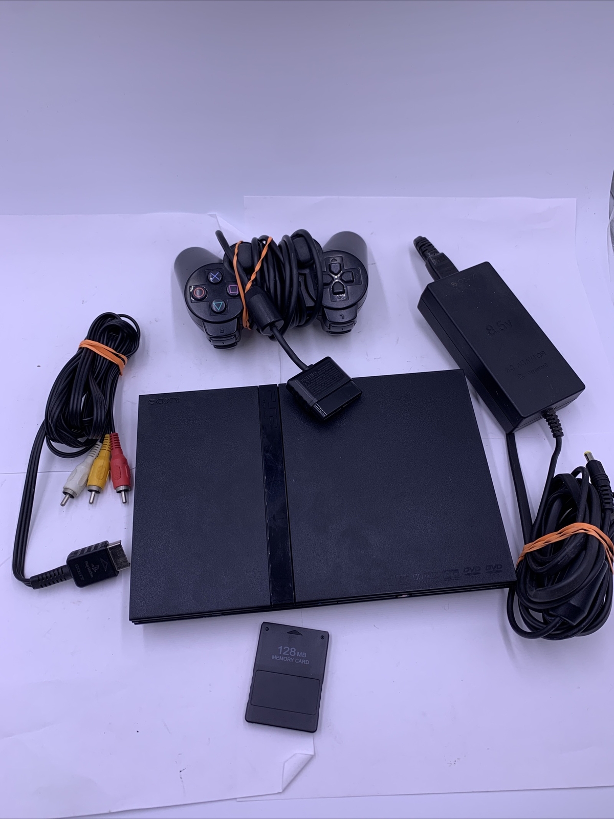 Sony PS2 Video Game System PlayStation 2 Console With Memory, Control And Other